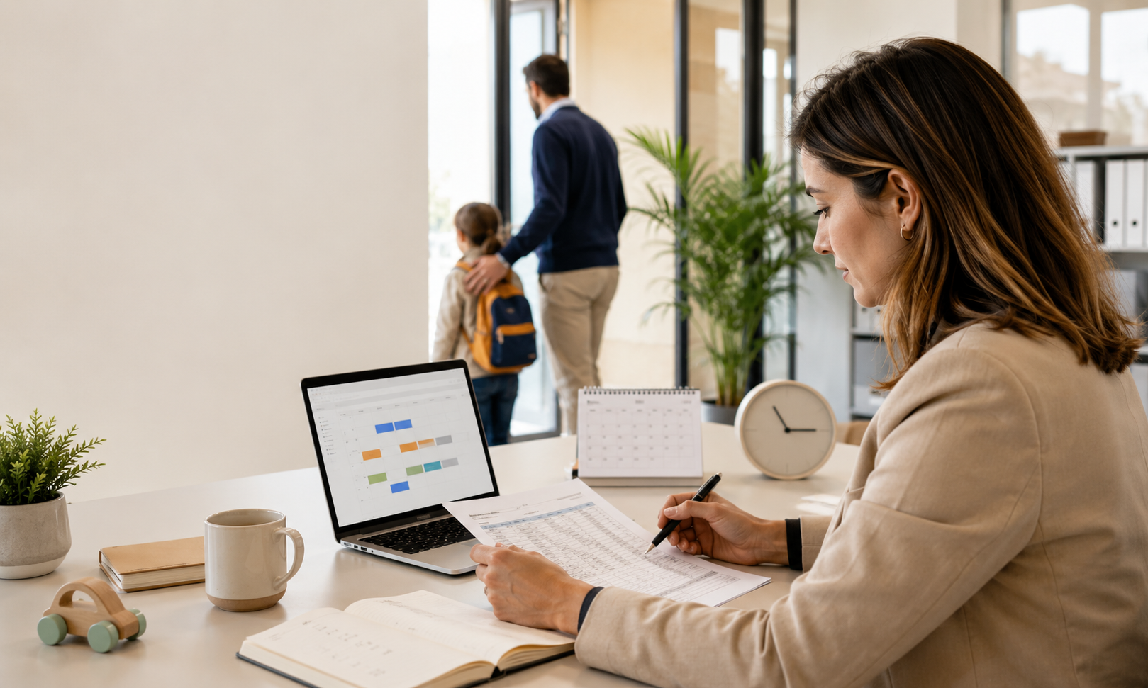 Reducción de jornada por cuidado de hijos: guarda legal, adaptación, salario y gestión en la empresa