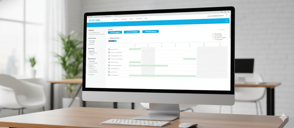 Gráficos de analítica de recursos humanos para el control de ausencias y presencia de empleados.